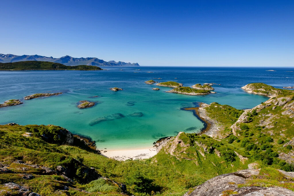 het eiland Sommarøy