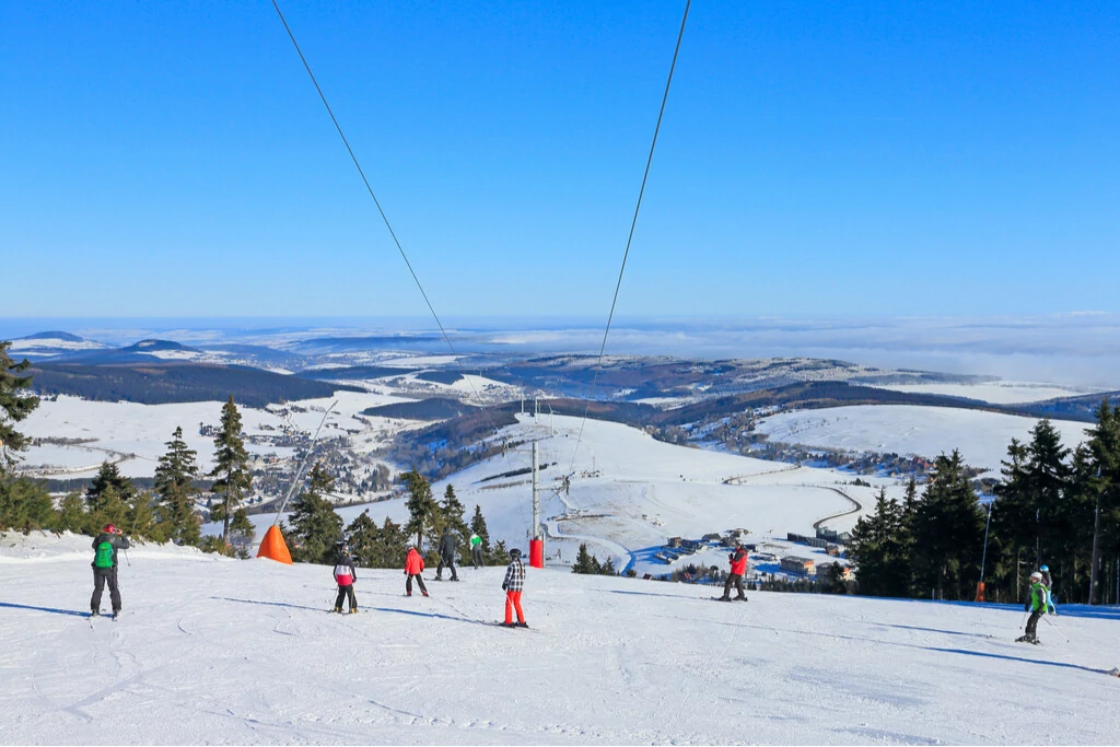 skiën in Klínovec