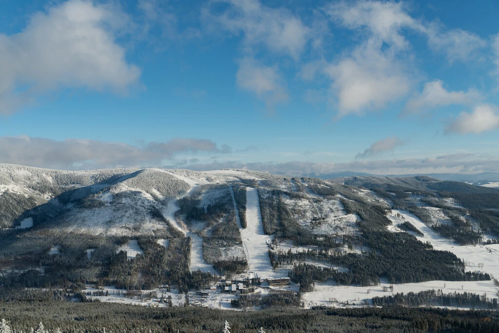 skipistes in Dolní Morava