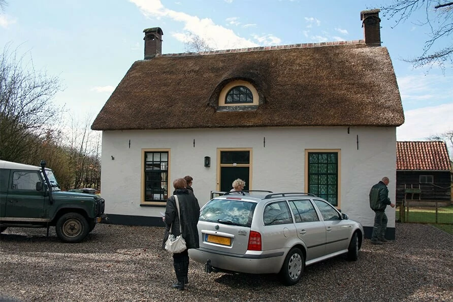 Lekker op het terras buiten voor het vakantiehuis