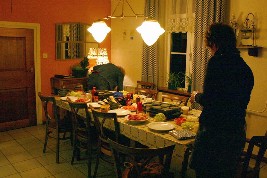 Lekker op het terras buiten voor het vakantiehuis