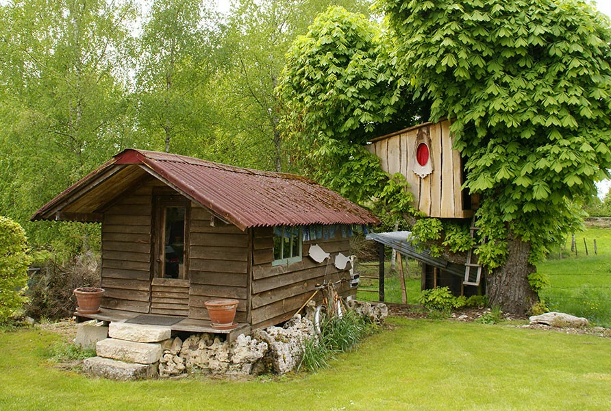 boomhut berghuisje Alpen Belvilla vakantiehuizen