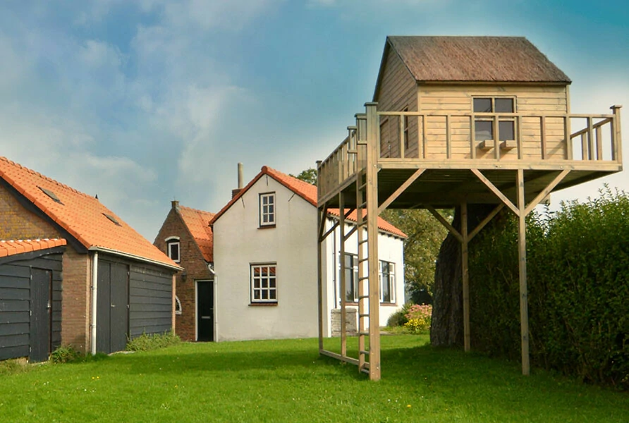 boomhut berghuisje Alpen Belvilla vakantiehuizen