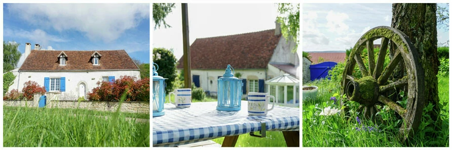 tuin vakantiehuis Bourgogne Frankrijk Belvilla vakantiehuizen