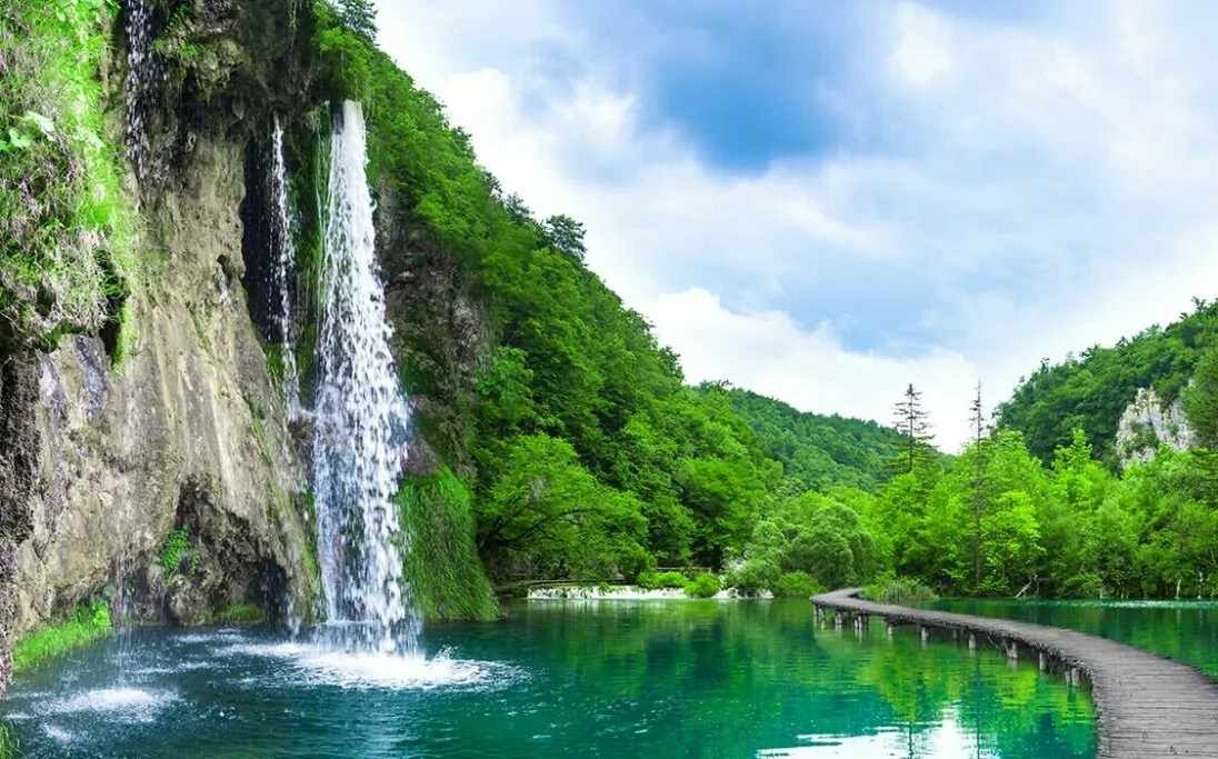 Plitvice watervallen
