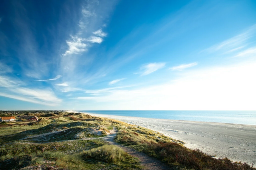 Blåvand strand Denemarken