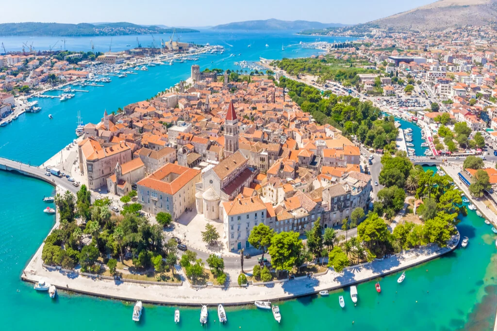 Trogir stad Kroatië