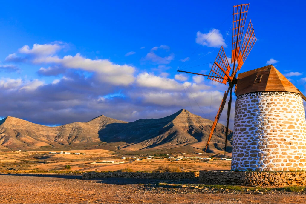 windmolen op Fuerteventura