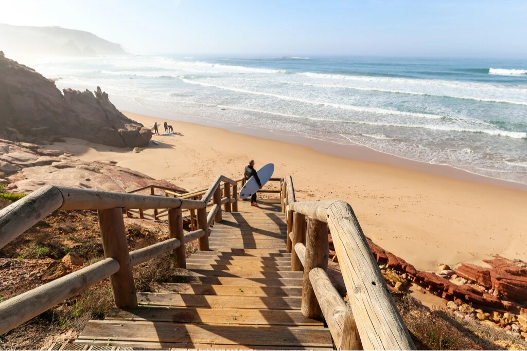 Peniche strand in Portugal