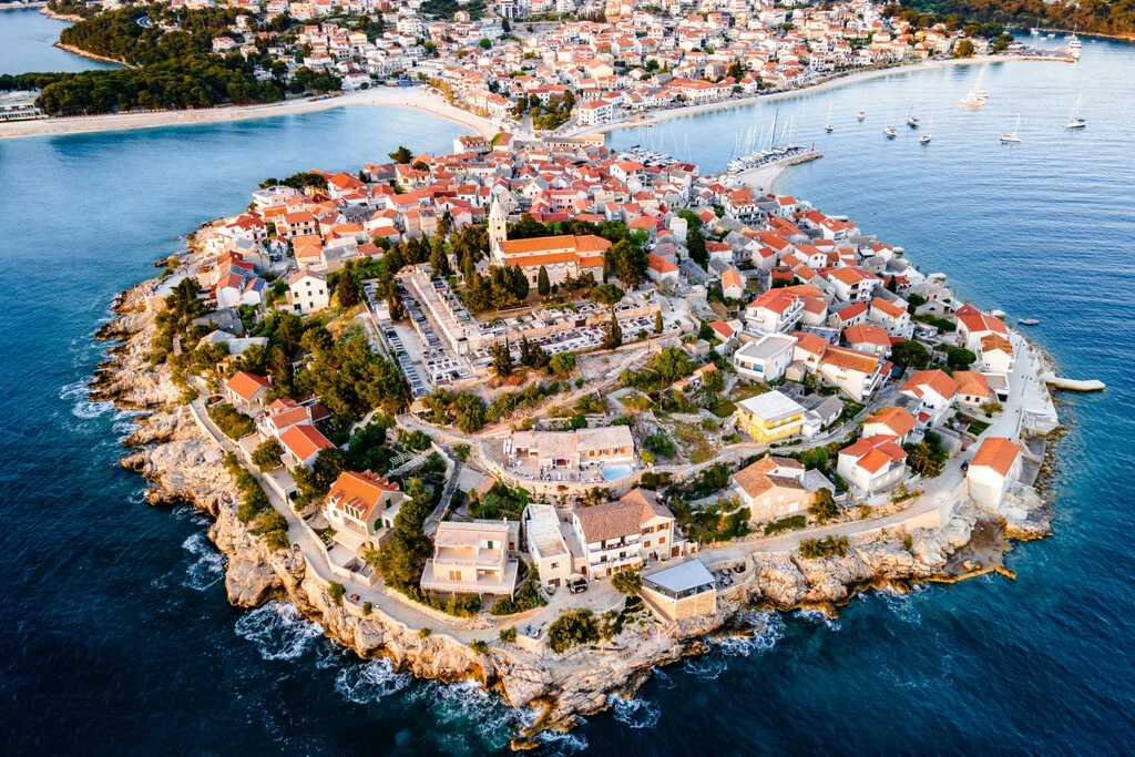Primosten stad Kroatië
