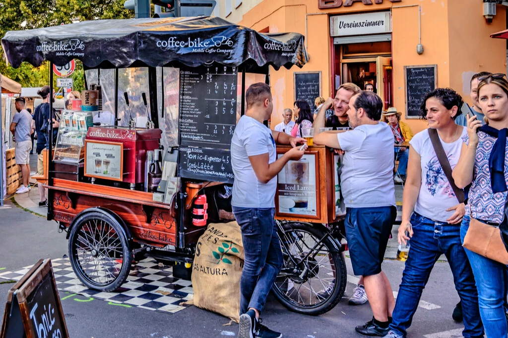 koffie in Kreuzberg
