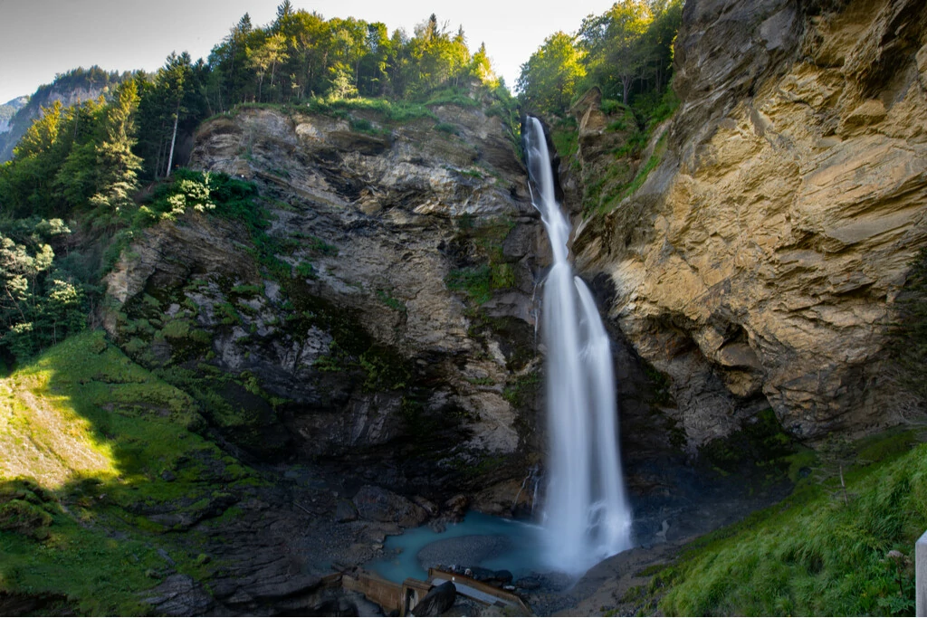 Rijnwaterval in Zwitserland