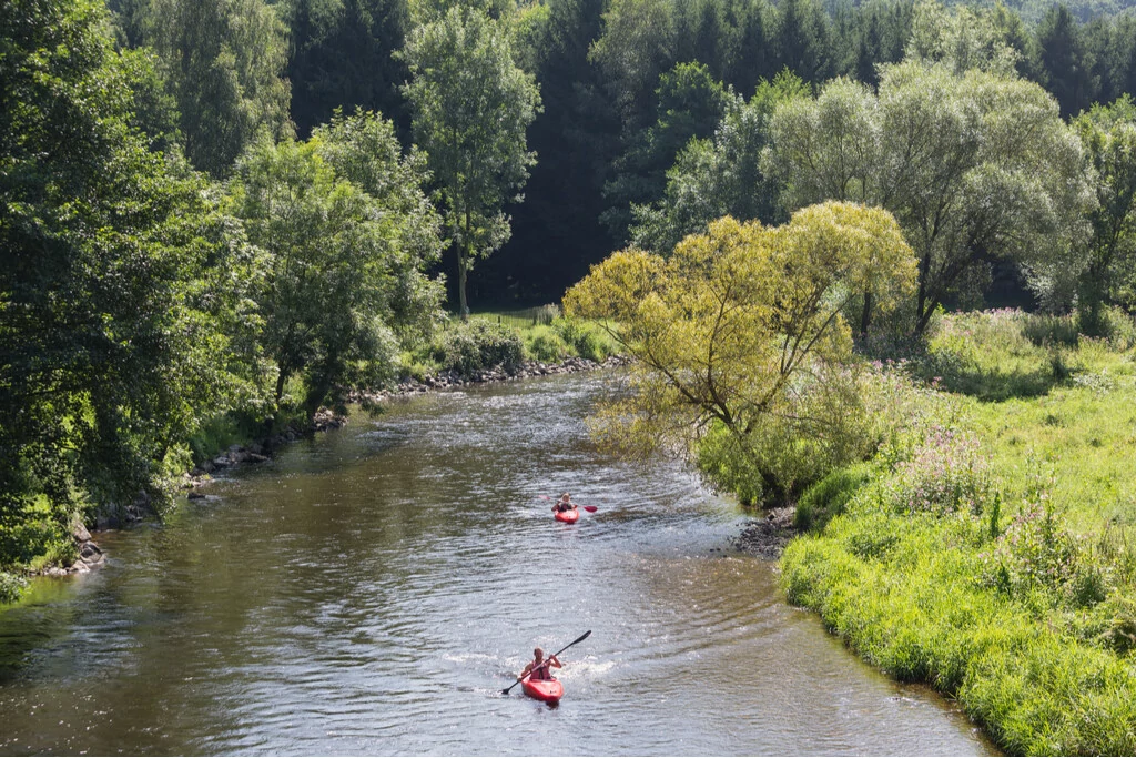 Kajakken op de Ourthe