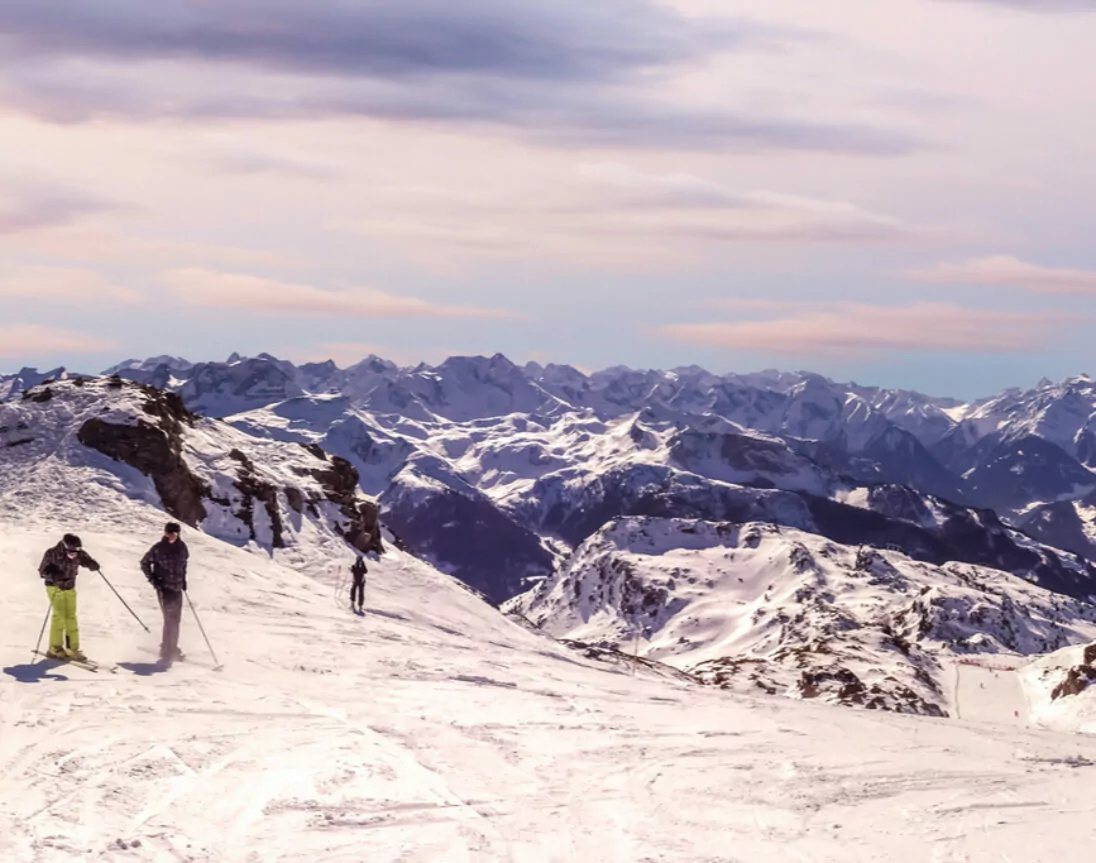 Skiërs in Tirol