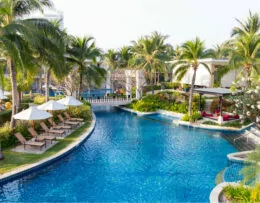 vakantiehuizen aan het zwembad