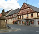 Oude stad in Bad Staffelstein in Beieren