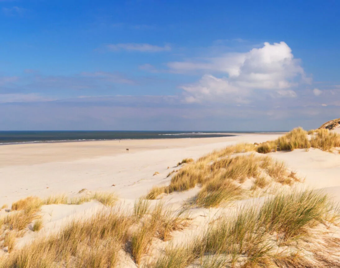 Zandstrand op Terschelling