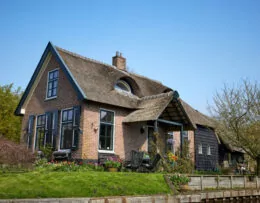 Villa in Giethoorn tuin