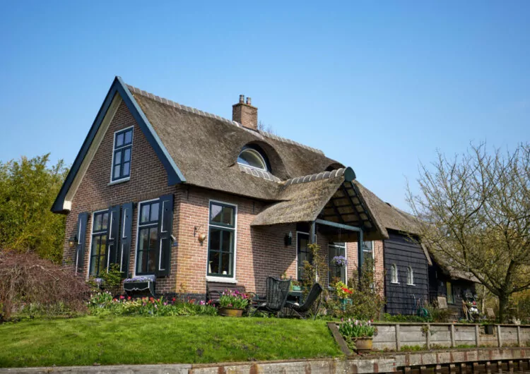 Villa in Giethoorn tuin