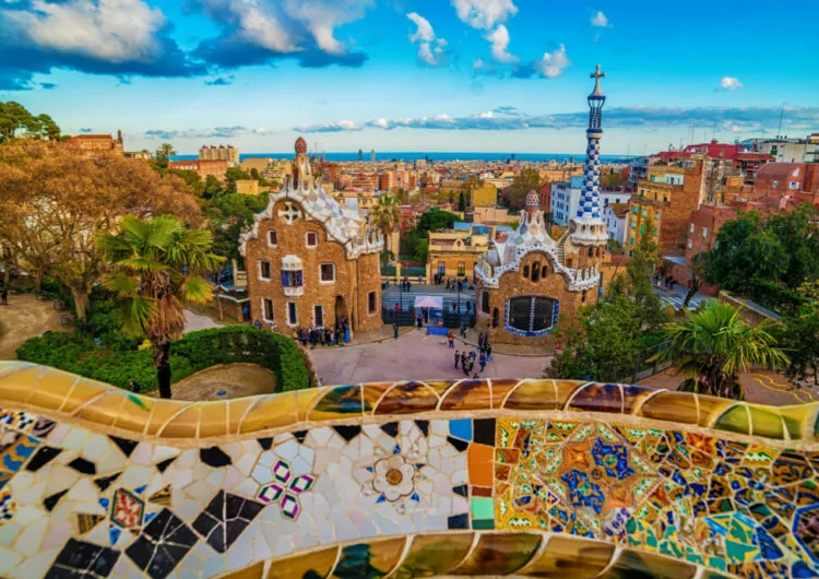 Gaudi park met uitzicht Barcelona