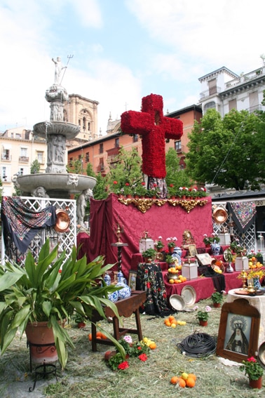 Cruz de Mayo_Granada_het feest van de kruizen_3 mei