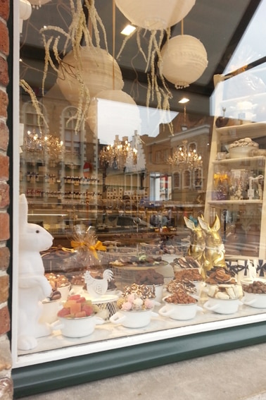 Brugge_chocola_winkel_Belvilla vakantiehuizen
