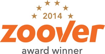 Zoover Award 2014_Beste Aanbieder Vakantiehuizen_Belvilla_winnaarslogo