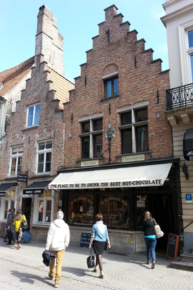 chocoladewinkels_Brugge_Belvilla vakantiehuizen