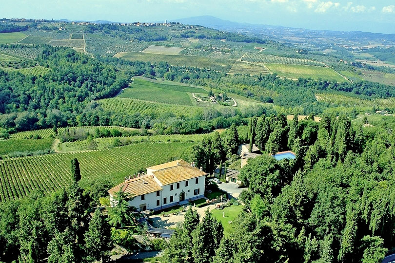 Landgoed Castelvecchio Toscane Italië workshop koken Italiaans wijn cursus Belvilla vakantiehuizen