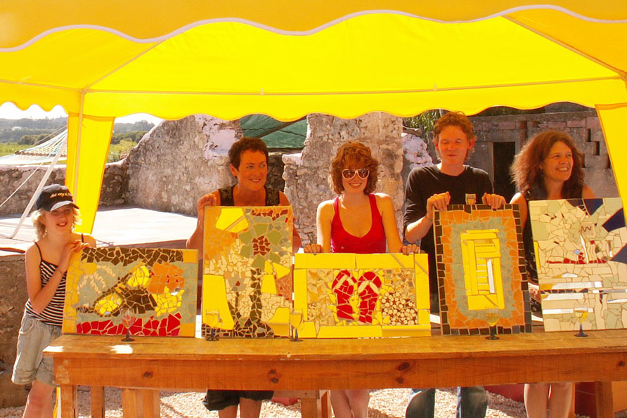 Termas de Azenha Portugal workshop mozaïek expertcation escape to enrich reistrend 2015 Belvilla vakantiehuizen