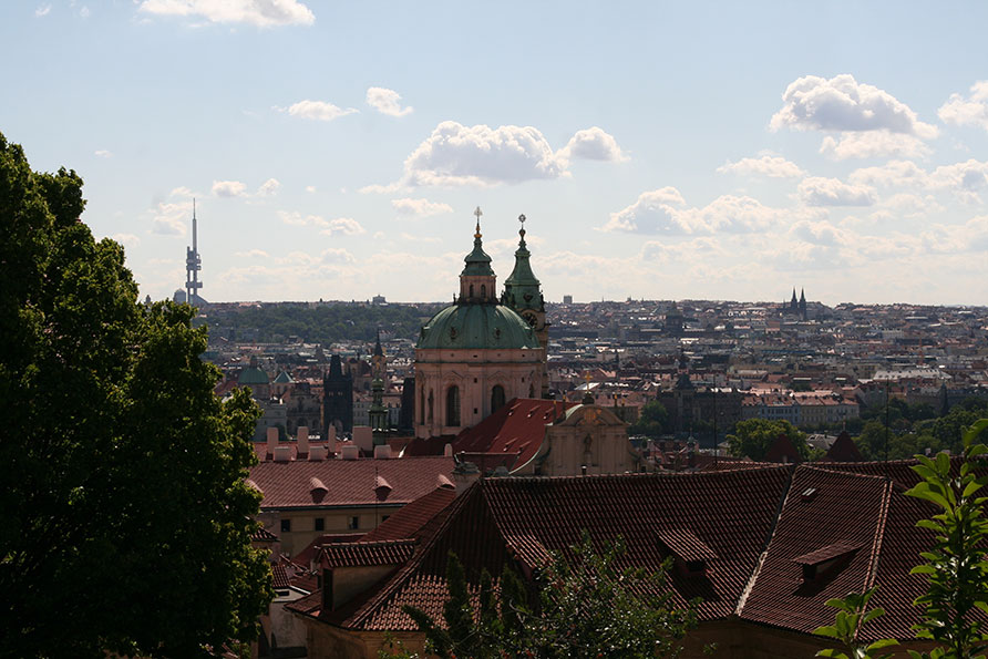 uitzicht burchtheuvel Hradcany Praag stedentrip Belvilla vakantiehuizen