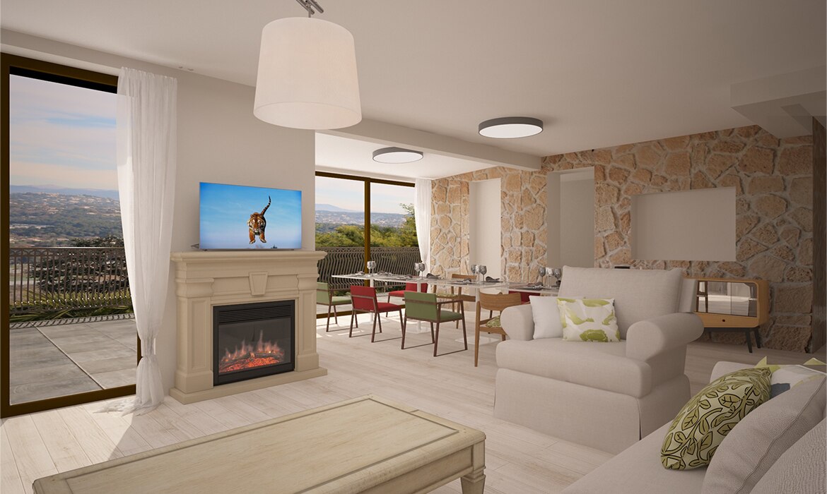 Vakantiehuis interieur