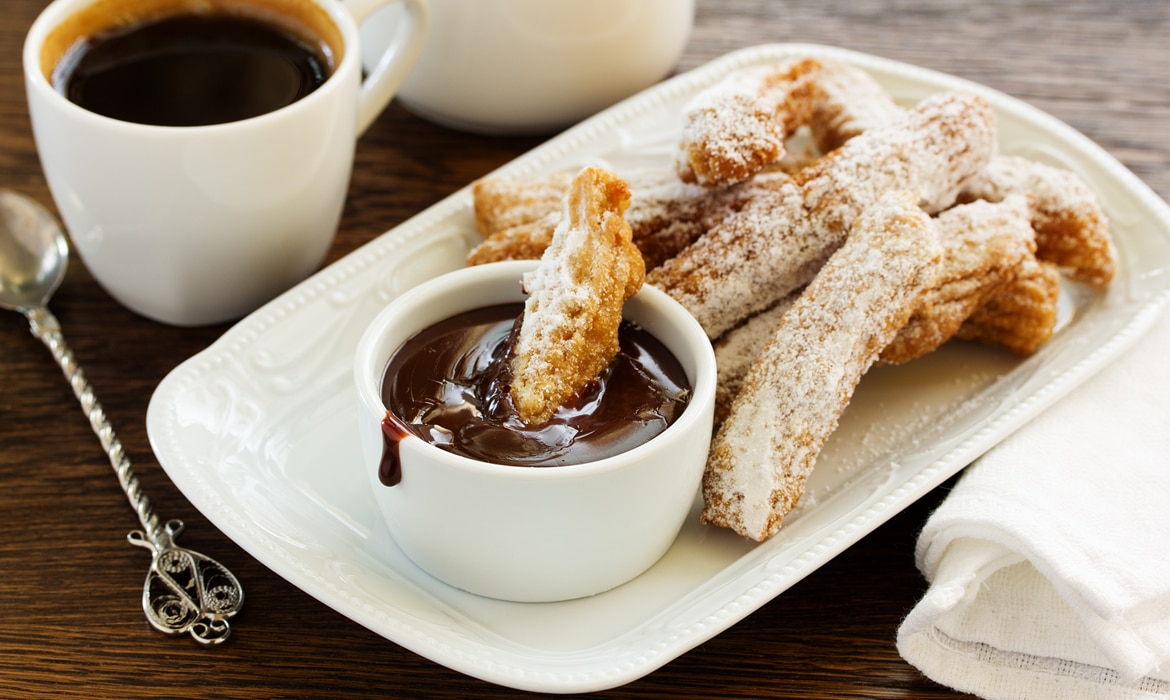 churros and chocolate