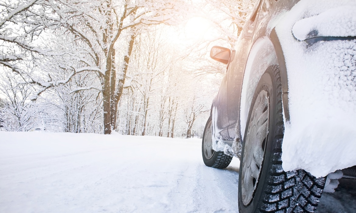 Wintersport met de auto