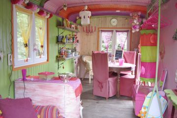 Circuswagen in de Ardennen