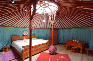 Slapen als in 'duizend en één nacht' in deze yurt in de Ardennen