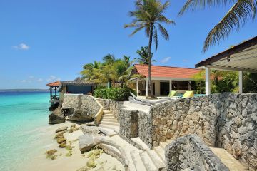 De vakantiehuizen op Bonaire liggen in of bij Kralendijk