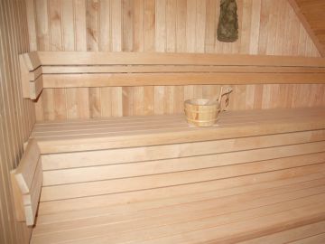 Erg fijn na een dag op de piste: een sauna in je vakantiehuis